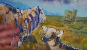 Video - Sheep painting part 8